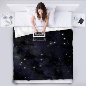 Scorpion Constellation In The Night Sky Fleece Blanket