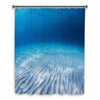 Sea and Water Splash Picture Details about   Nature Ocean Wave Shower Curtain with Bath Rugs 