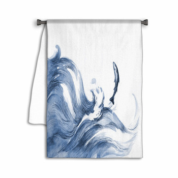 Sea Fish Jumping Out Of The Water Towel