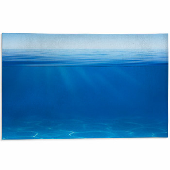 Sea Or Ocean Water Surface With Underwater Area Rug