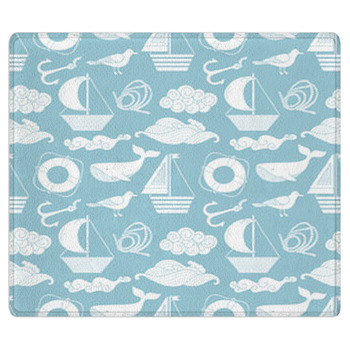 Sea Seamless Pattern Area Rug