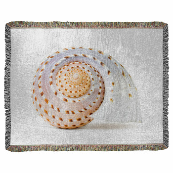 Sea Shell Woven Throw Blanket