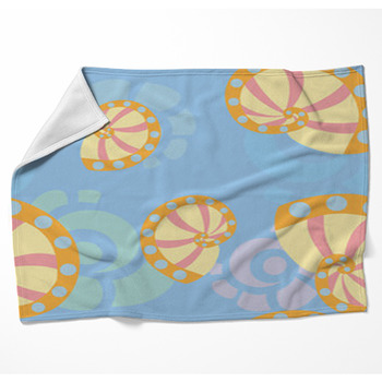Sea Shells Background 1 Fleece Blanket
