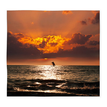 Sea Sunset Custom Size Floor Mat