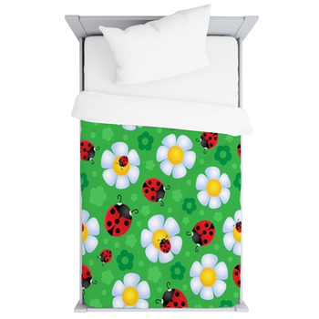 Seamless Background Flower Theme 2 Toddler Duvet