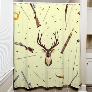 Hunting Shower Curtains Mats Towels Personalize