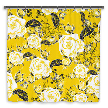 Seamless Background With Custom Size Shower Curtain