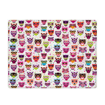 Seamless Colourfull Owl Pattern For Kids In Bath Mat