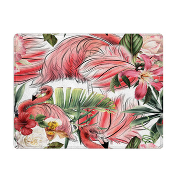 Seamless Floral Pattern With Tropical Flowers Bath Mat
