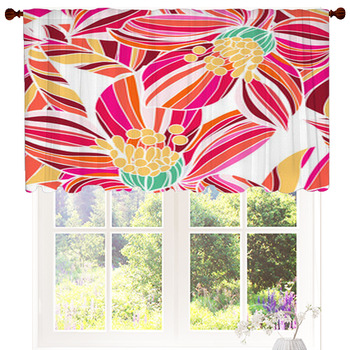 Seamless Floral Texture Custom Size Valance