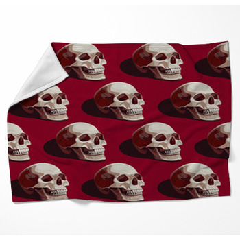 Seamless Halloween Pattern With Woven Throw Blanket