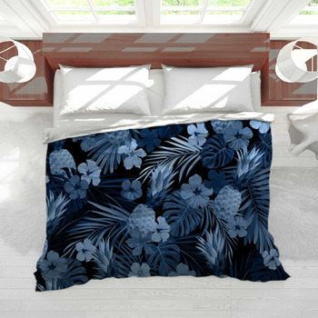 Blue floral Comforters, Duvets, Sheets & Sets | Personalized