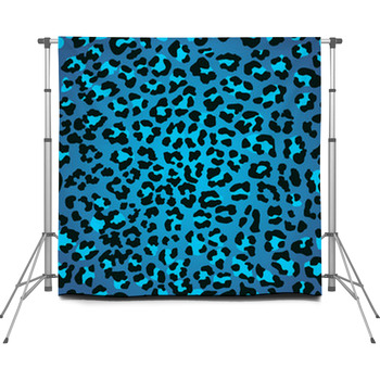 Seamless Leopard Print. Custom Size Backdrop