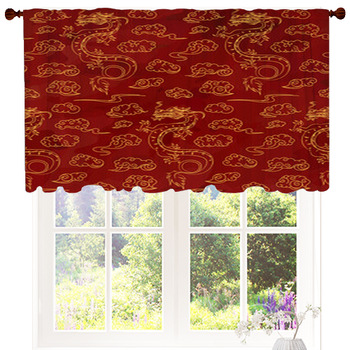 Seamless Oriental Pattern With Custom Size Valance