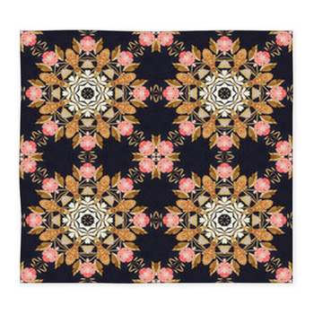 Seamless Ornament, Straw And Bark Custom Size Floor Mat