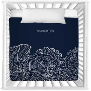 Seamless Pattern Abstract Background Baby Crib Comforter