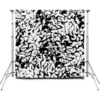 Seamless Pattern Mixed Design Custom Size Backdrop