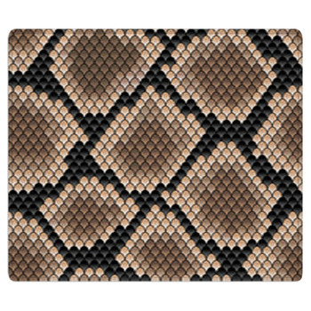 Seamless Pattern Of Snake Skin Bath Mat