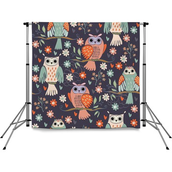 Seamless Pattern. Pole Pocket Backdrop