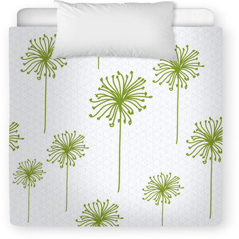 Seamless Pattern Print Of Dandelions Toddler Comforter