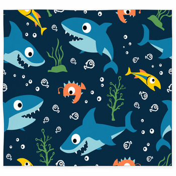 Seamless Pattern Vector With Custom Size Floor Mat