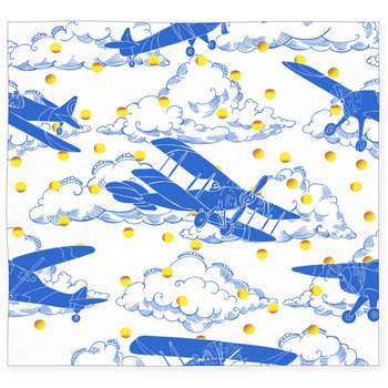 Vintage airplane Area Rugs & Floor Mats