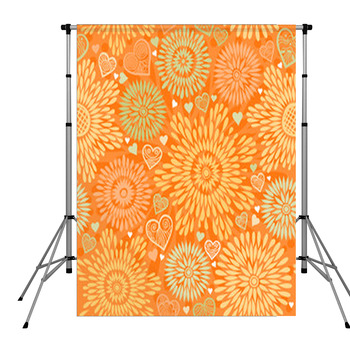 Seamless Pattern With Colorful Pole Pocket Backdrop