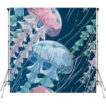 Seamless Pattern With Detailed Fleece Backdrop
