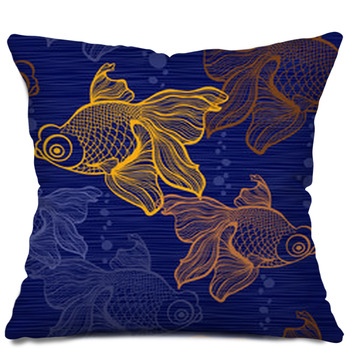 Tropical Fish Throw Pillows Cases Shams