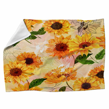 Seamless Pattern With Hand Drawn Fleece Blanket