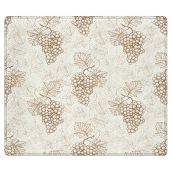 Seamless Pattern With Illustration Of Grapes Area Rug