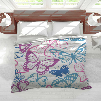 Blue and pink Comforters, Duvets, Sheets & Sets | Custom