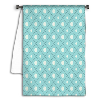 Seamless Polka Dot Pattern In Retro Style, Soft Towel