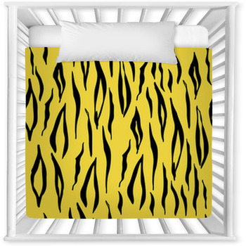 Seamless Tiger Pattern Baby Crib Comforter