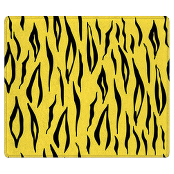 Seamless Tiger Pattern Bath Mat