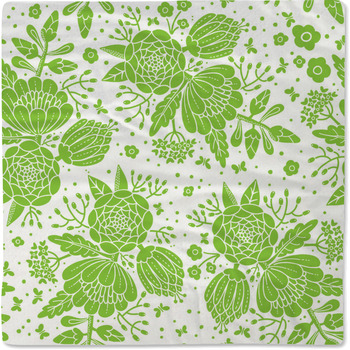Seamless Vintage Pattern With Decorative Baby Blanket