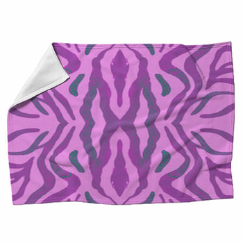 Seamless Zebra Skin Fashion Jungle Fleece Blanket
