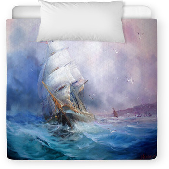 Seascape Sea Breeze Toddler Duvet