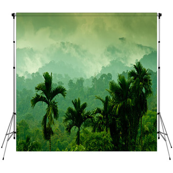 Selva De Sumatra Fleece Backdrop