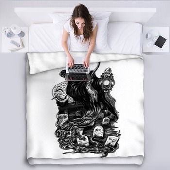 Sensenmann Fleece Blanket