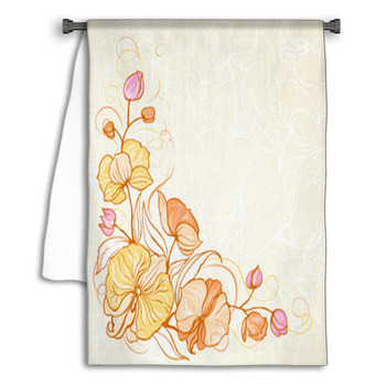 Sepia Grunge Background Towel