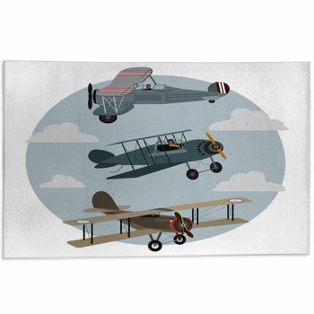 Set Of Aircraft Airplanes Vector On White Area Rug