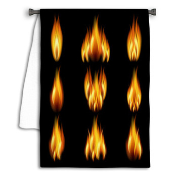 Set Of Flame Towel
