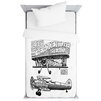 Set Of Passenger Airplanes Corncob Or Toddler Duvet