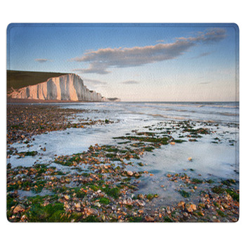 Seven Sisters Cliffs South Downs England Bath Mat
