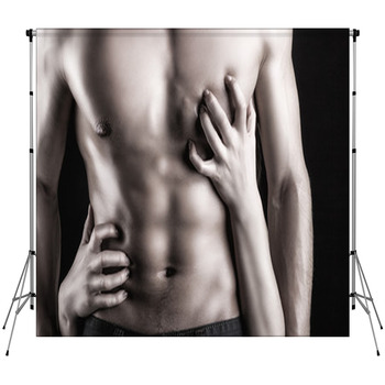 Sexy Guy Fleece Backdrop