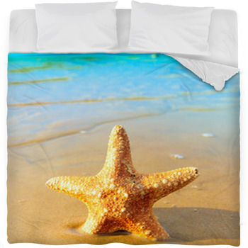 Shell Fish Sea Fleece Bed Blanket