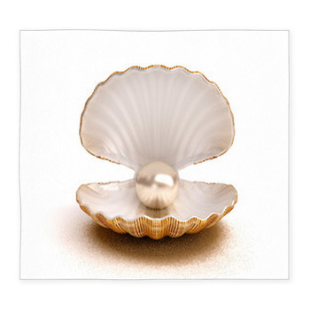 Shell Pearl Custom Size Floor Mat