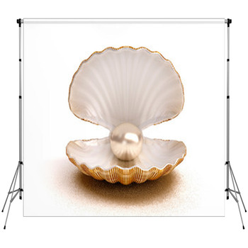 Shell Pearl Fleece Backdrop