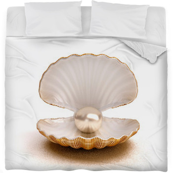 Shell Pearl Fleece Bed Blanket